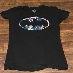 Batman Floral Print Tee